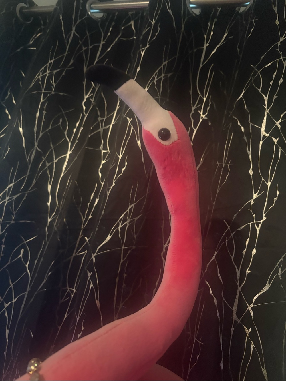 Pink Flamingo faux Novelty Hat -plus flamingo basket !!so flocking cute🦩🦩🦩 - Picture 6 of 16